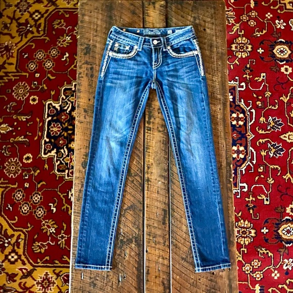 Miss Me jeans size 26 Cuffed Skinny.  Item# JS5885CK - Picture 12 of 12